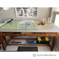 Mutoh 72 x 36 Drafting Table, Wood Base with Drawer